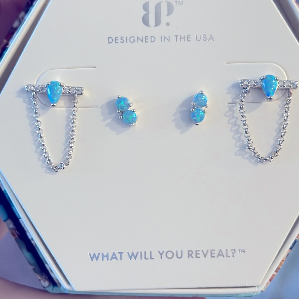 BP Bomb Party March Earrings - Set of 2